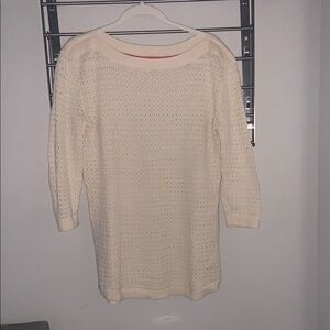 Tommy Hilfiger Cream Knit Sweater